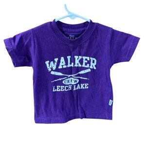 DK Kids Infant baby 12 months Walker Leech Lake Purple Short Sleeve Tshirt Tee S